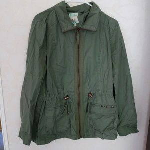 Army Green Cargo Jacket